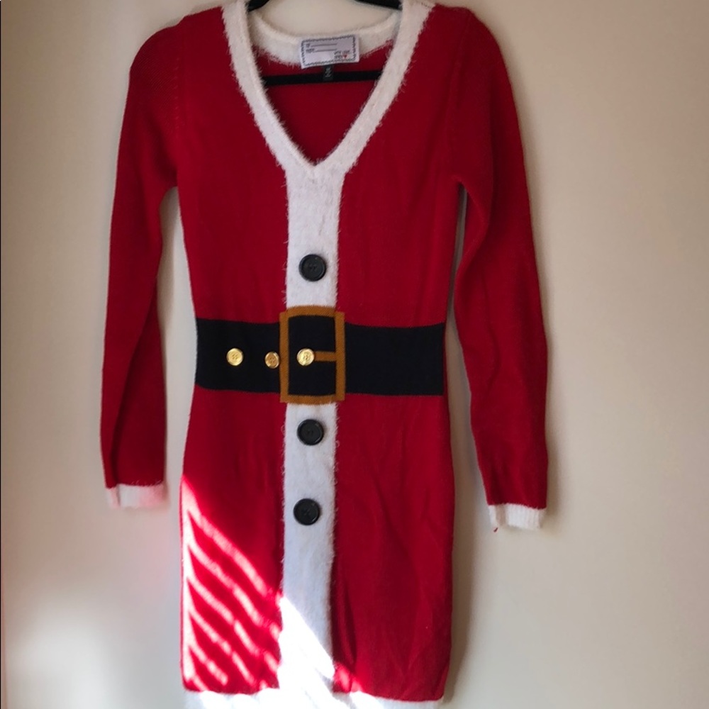 Fun Santa Sweater Dress